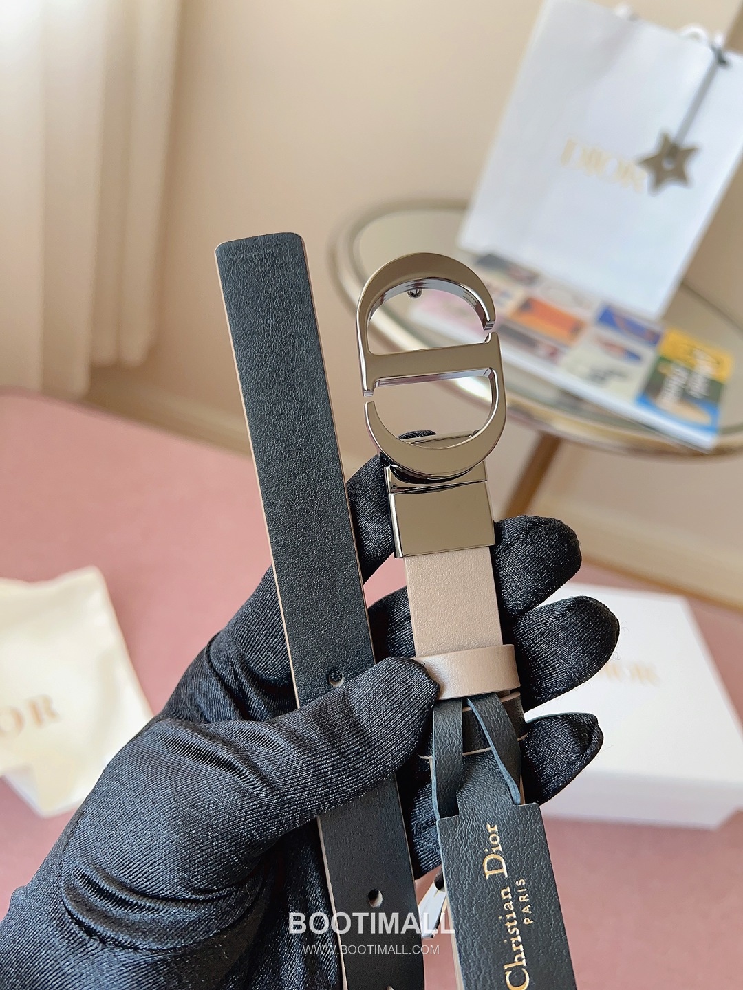 Dior Buckle Leather Belt 2cm Cowhide 디올 버클 가죽 벨트 2cm 소가죽 6