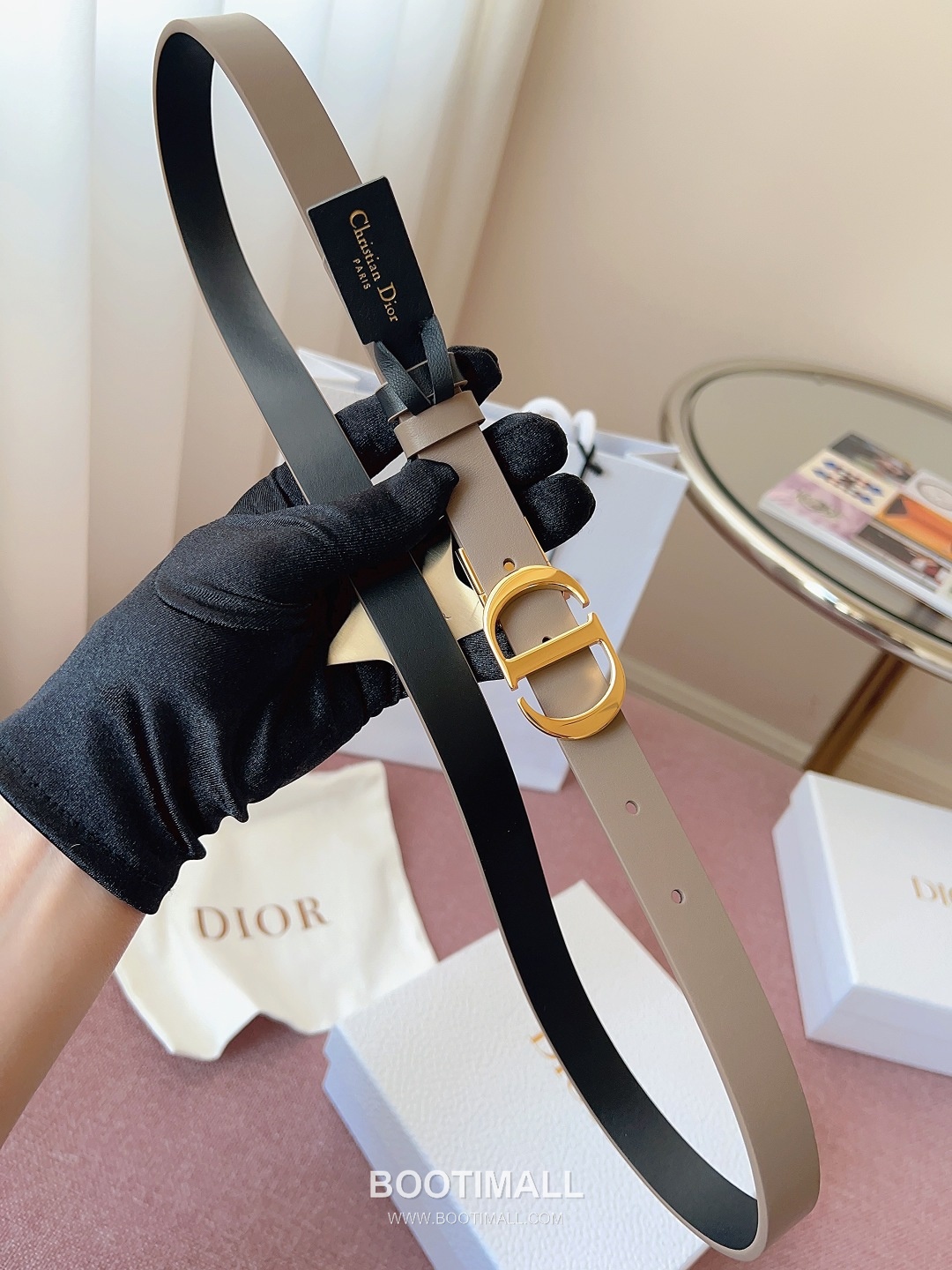 Dior Buckle Leather Belt 2cm Cowhide 디올 버클 가죽 벨트 2cm 소가죽 3