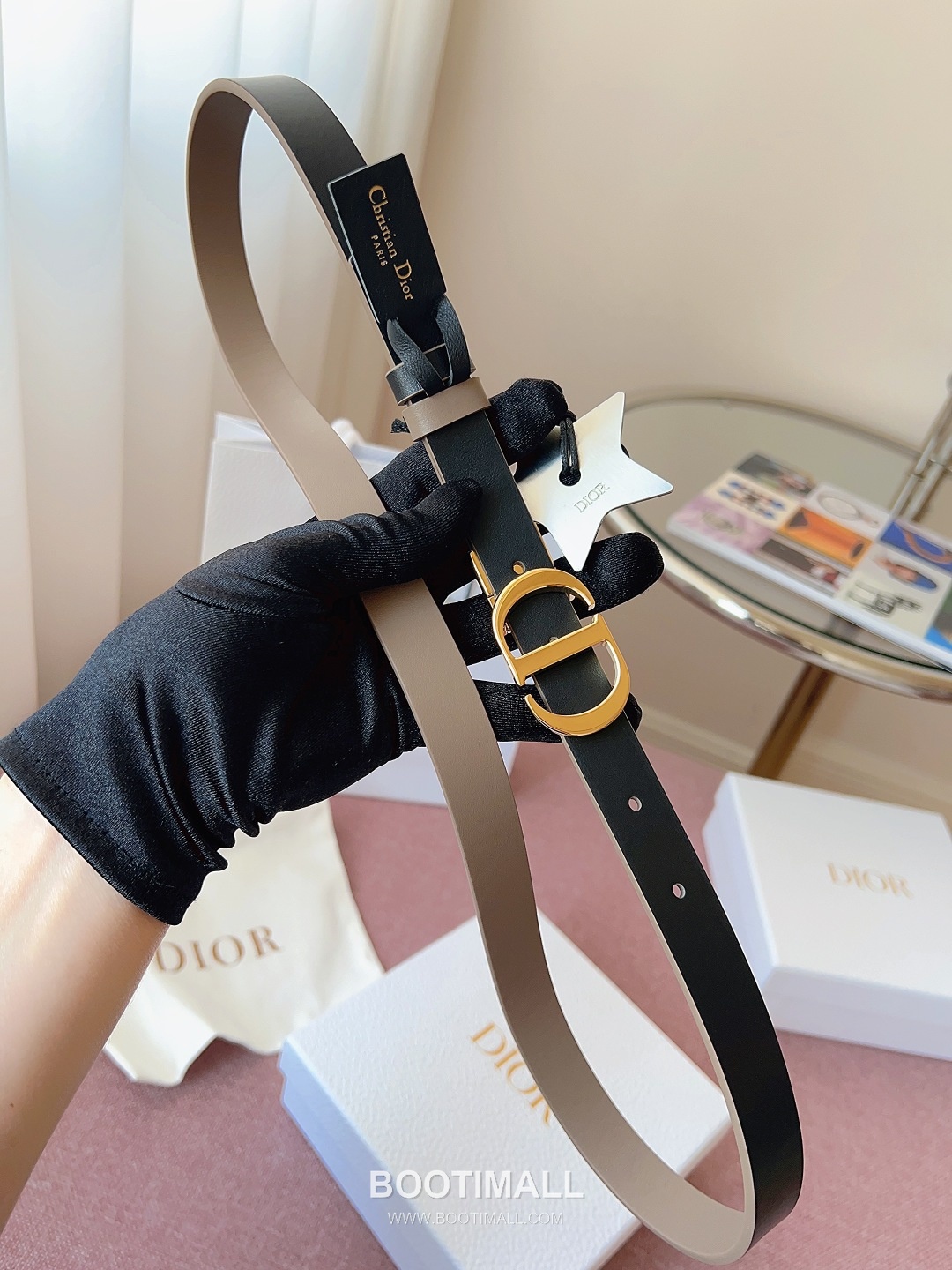 Dior Buckle Leather Belt 2cm Cowhide 디올 버클 가죽 벨트 2cm 소가죽 4
