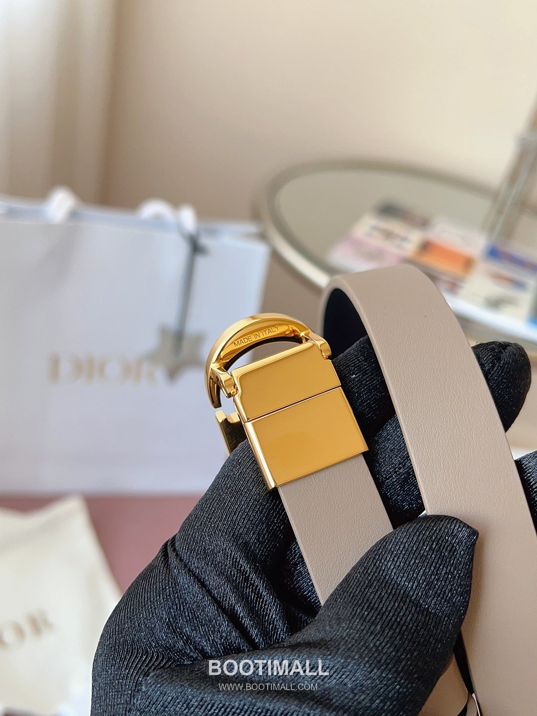Dior Buckle Leather Belt 2cm Cowhide 디올 버클 가죽 벨트 2cm 소가죽 6
