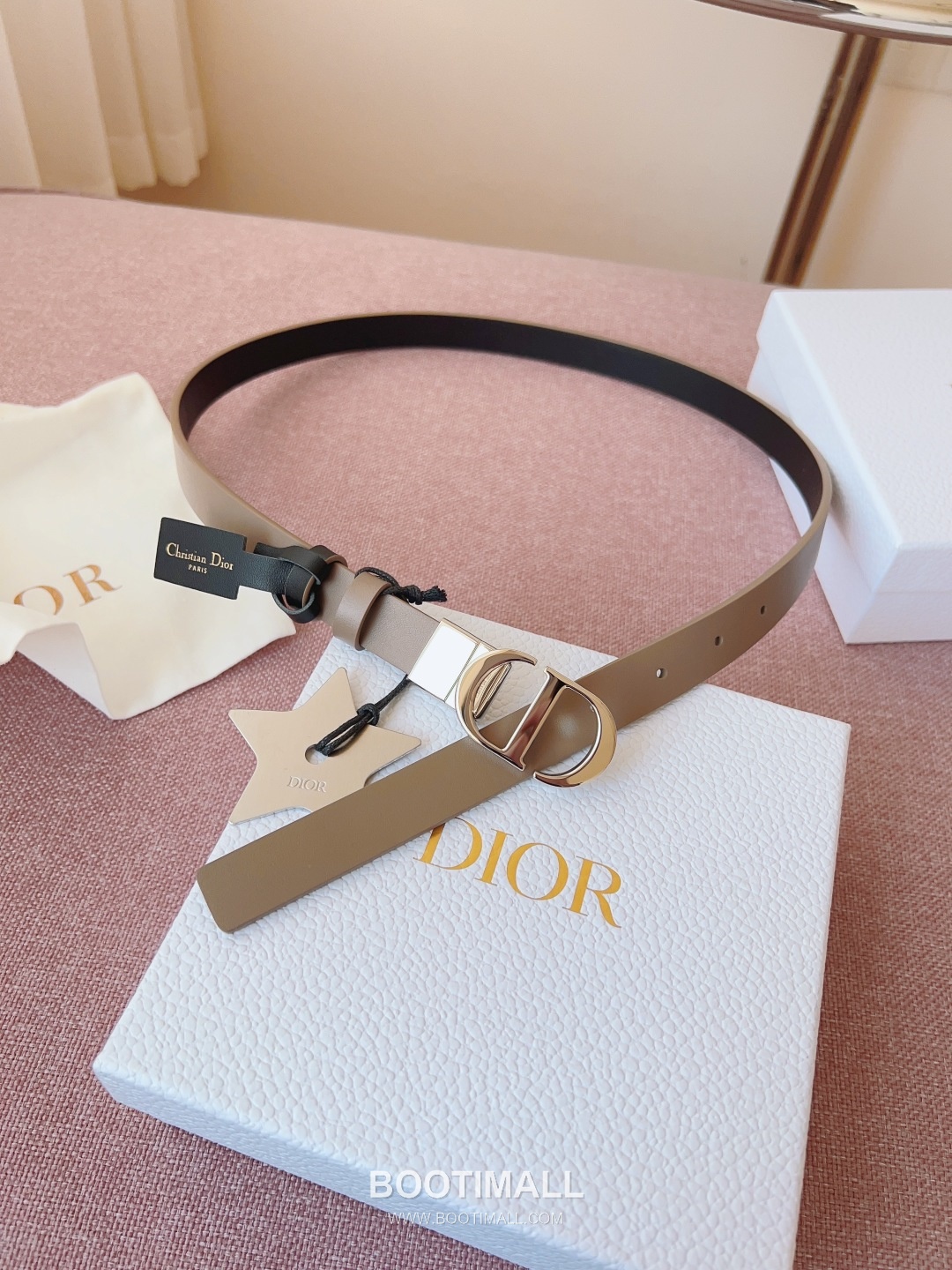 Dior Buckle Leather Belt 2cm Cowhide 디올 버클 가죽 벨트 2cm 소가죽 3
