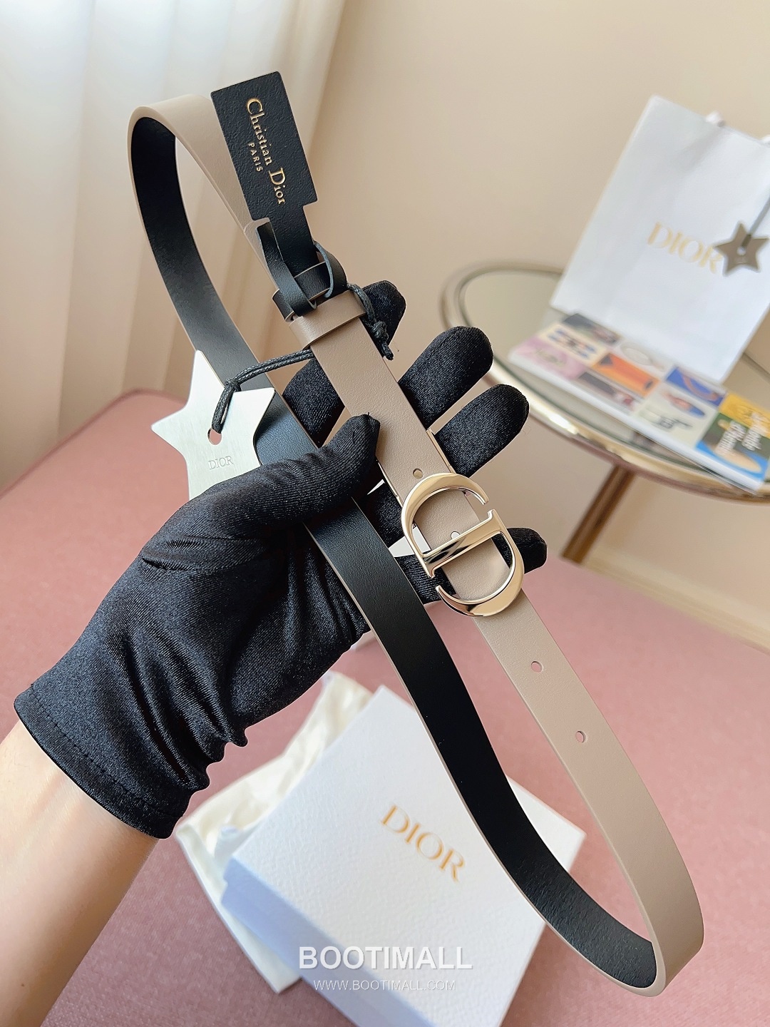 Dior Buckle Leather Belt 2cm Cowhide 디올 버클 가죽 벨트 2cm 소가죽 4