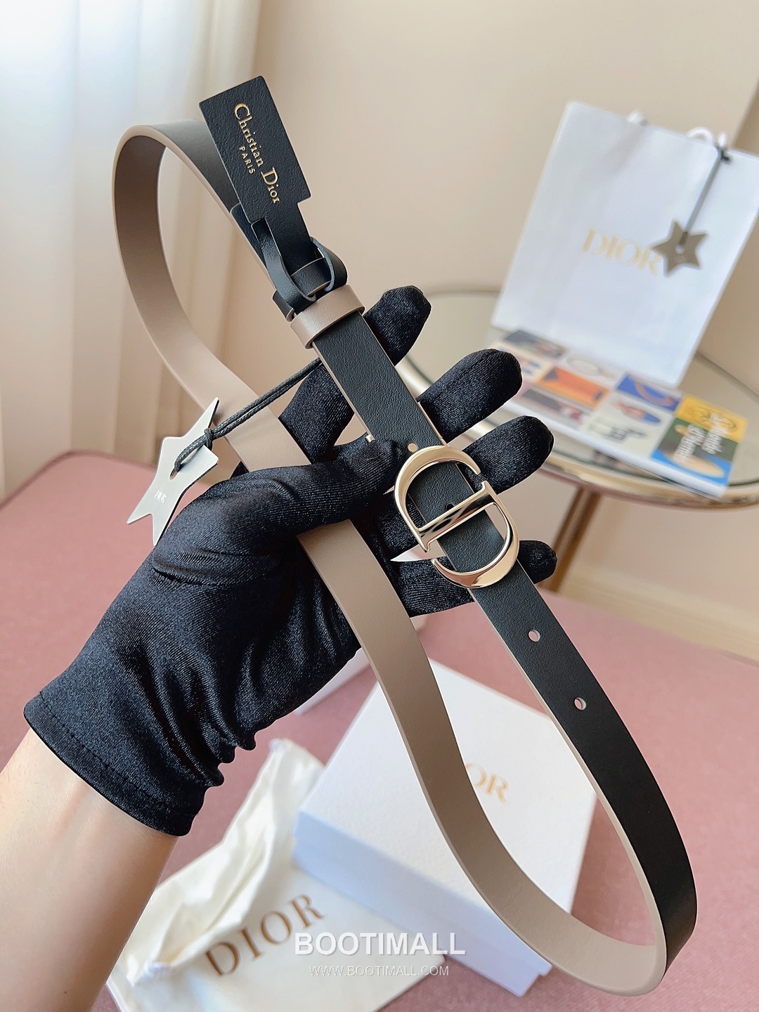 Dior Buckle Leather Belt 2cm Cowhide 디올 버클 가죽 벨트 2cm 소가죽 5