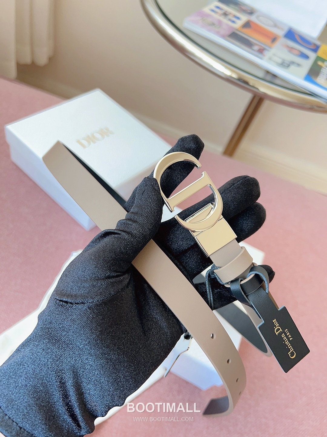 Dior Buckle Leather Belt 2cm Cowhide 디올 버클 가죽 벨트 2cm 소가죽 8