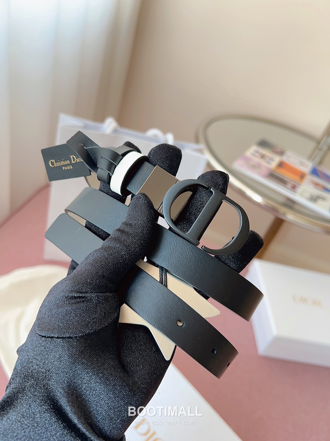 Dior Buckle Leather Belt 2cm Cowhide 디올 버클 가죽 벨트 2cm 소가죽 1