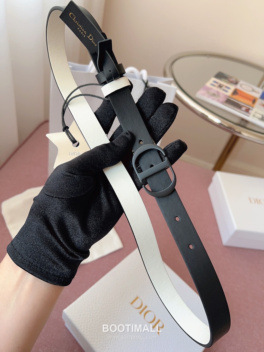 Dior Buckle Leather Belt 2cm Cowhide 디올 버클 가죽 벨트 2cm 소가죽 3