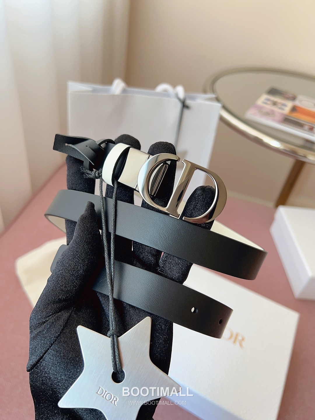 Dior Buckle Leather Belt 2cm Cowhide 디올 버클 가죽 벨트 2cm 소가죽 1