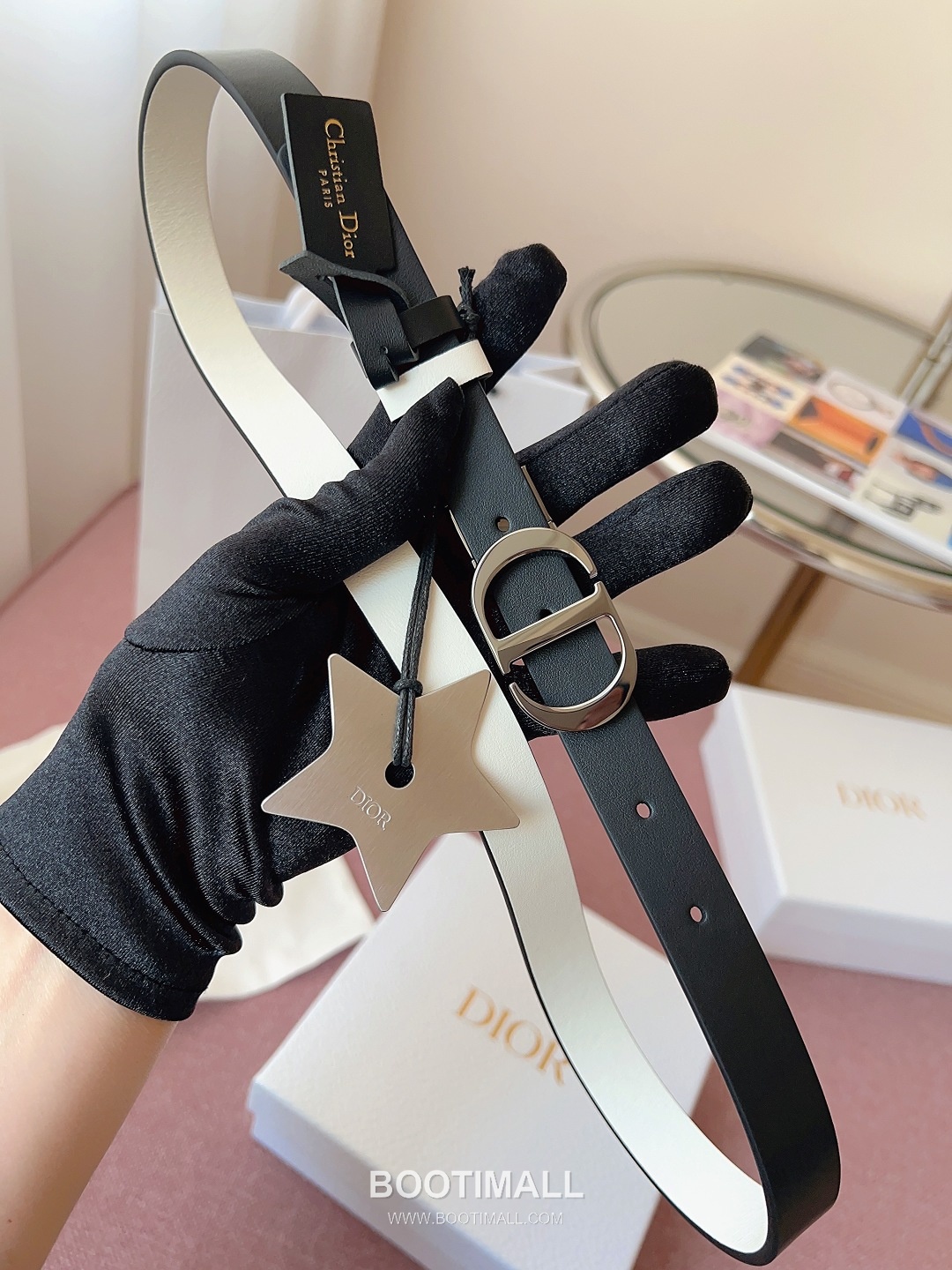 Dior Buckle Leather Belt 2cm Cowhide 디올 버클 가죽 벨트 2cm 소가죽 3