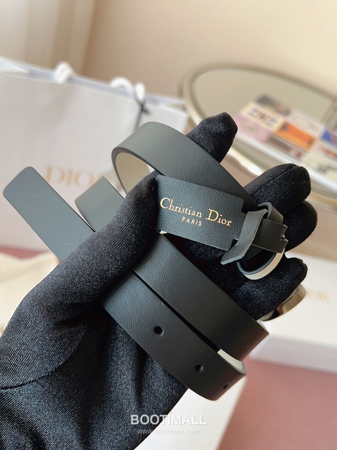 Dior Buckle Leather Belt 2cm Cowhide 디올 버클 가죽 벨트 2cm 소가죽 7