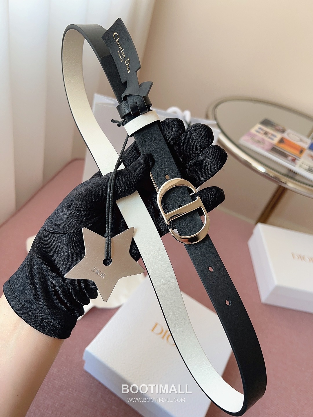 Dior Buckle Leather Belt 2cm Cowhide 디올 버클 가죽 벨트 2cm 소가죽 3