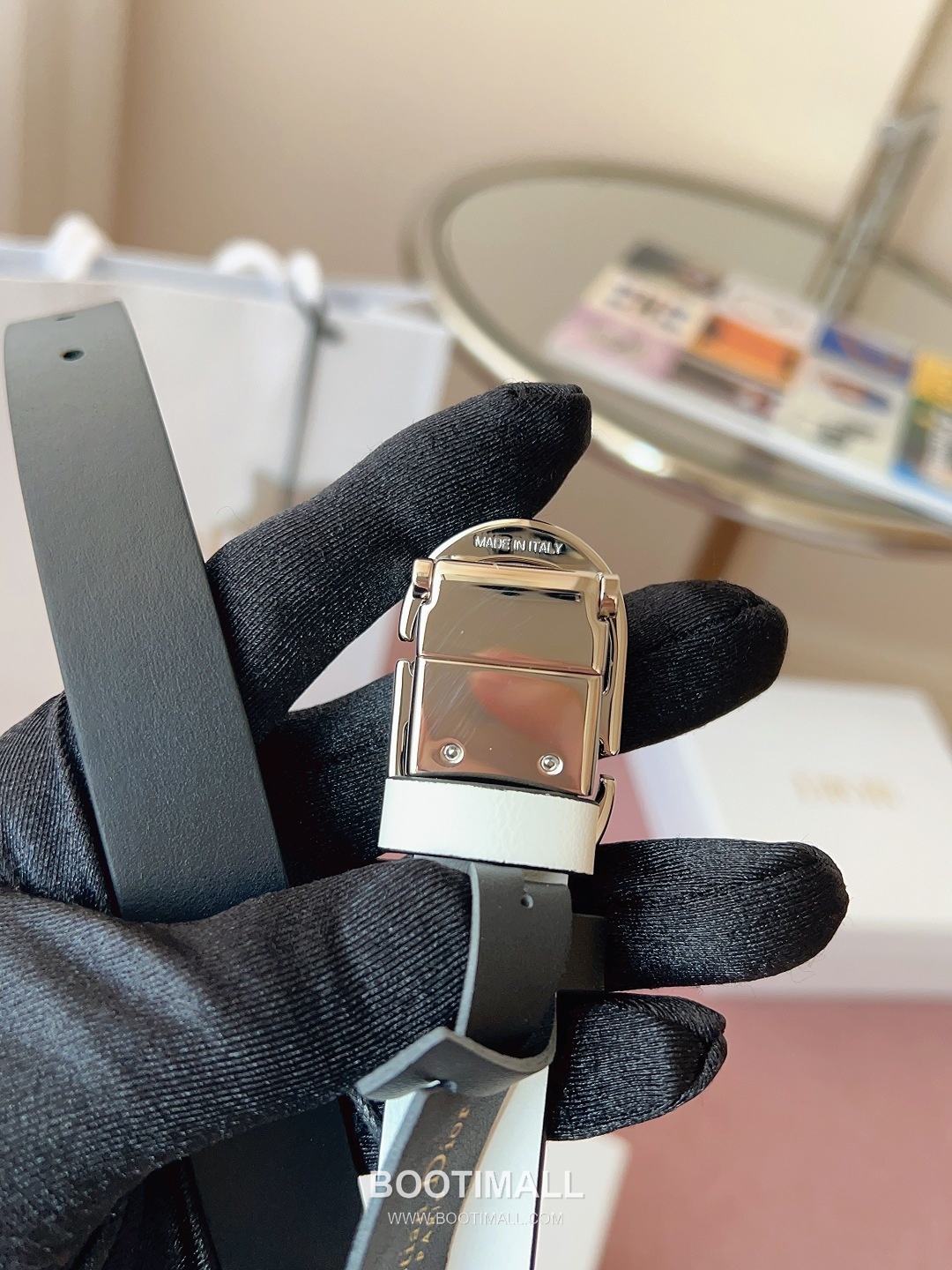 Dior Buckle Leather Belt 2cm Cowhide 디올 버클 가죽 벨트 2cm 소가죽 6