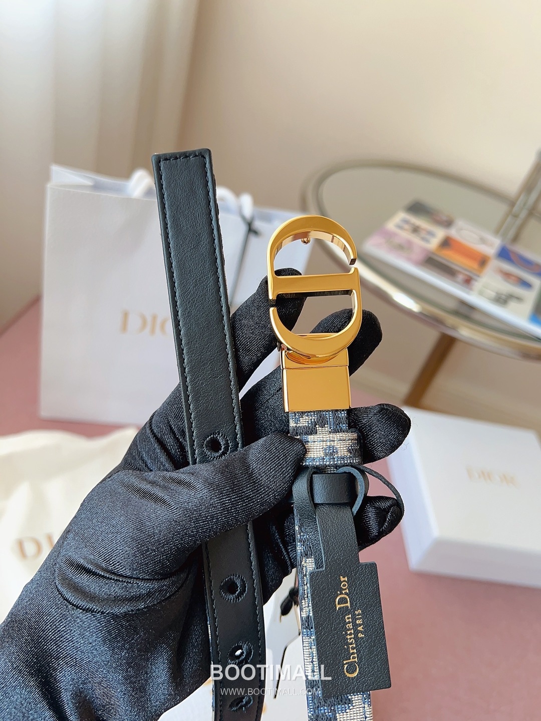 Dior Buckle Leather Belt Cowhide 디올 버클 가죽 벨트 2cm 소가죽 5