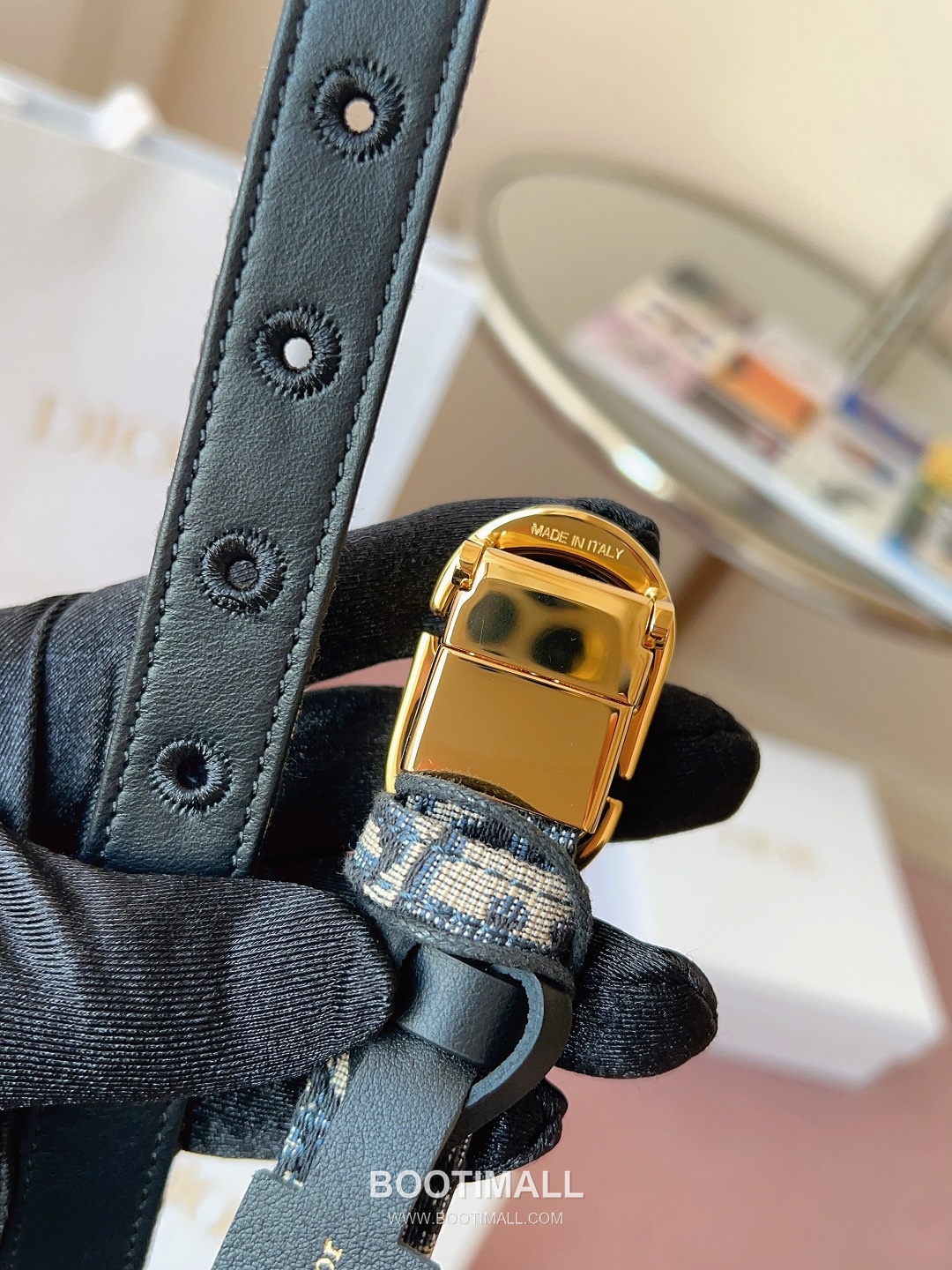 Dior Buckle Leather Belt Cowhide 디올 버클 가죽 벨트 2cm 소가죽 6