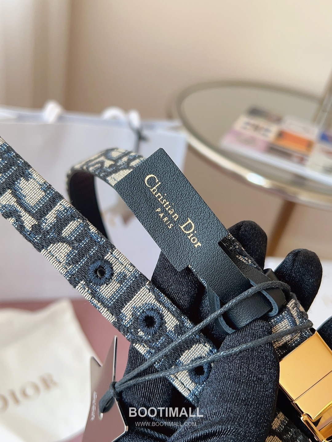 Dior Buckle Leather Belt Cowhide 디올 버클 가죽 벨트 2cm 소가죽 7