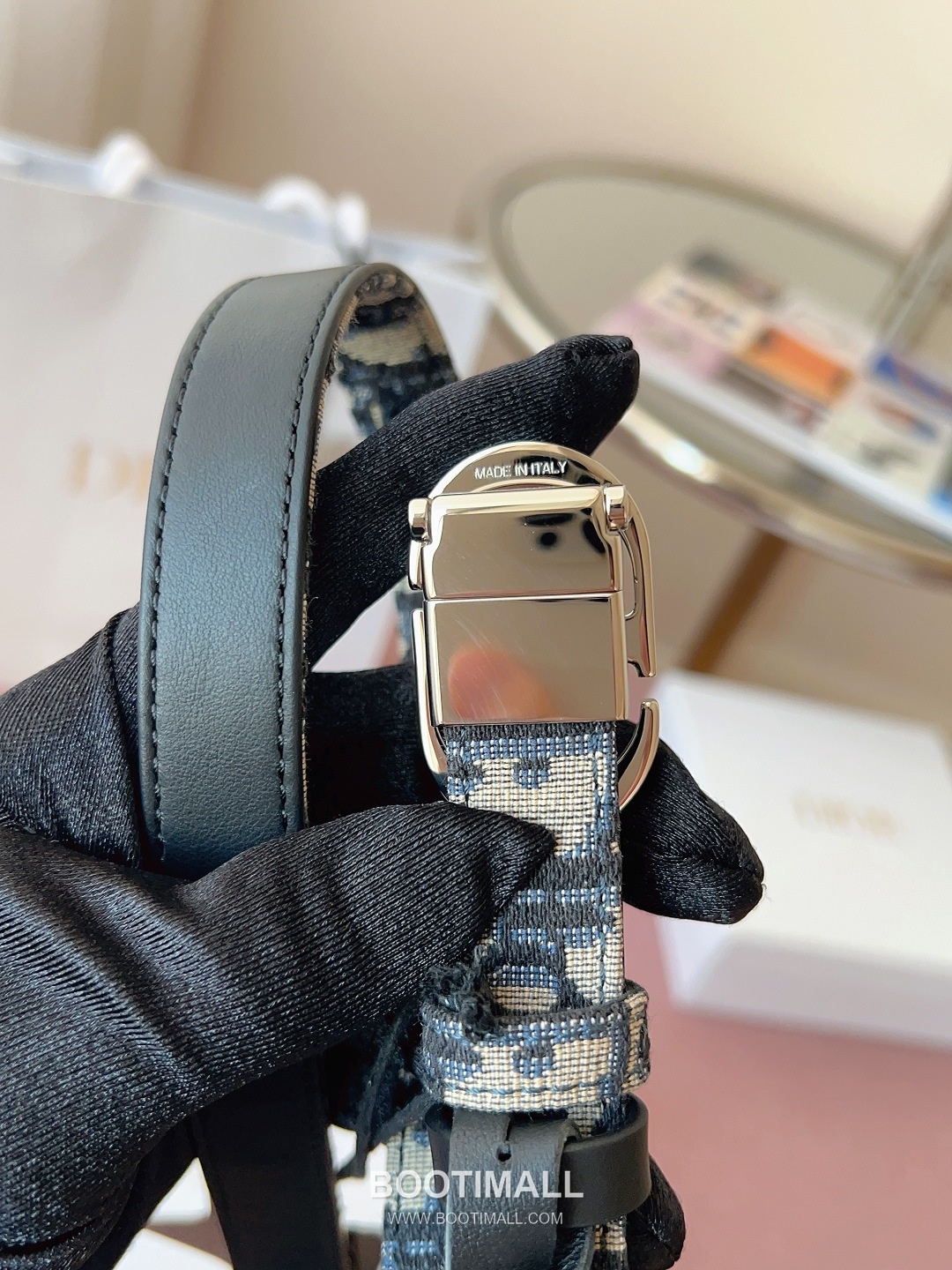 Dior Buckle Leather Belt Cowhide 디올 버클 가죽 벨트 2cm 소가죽 6