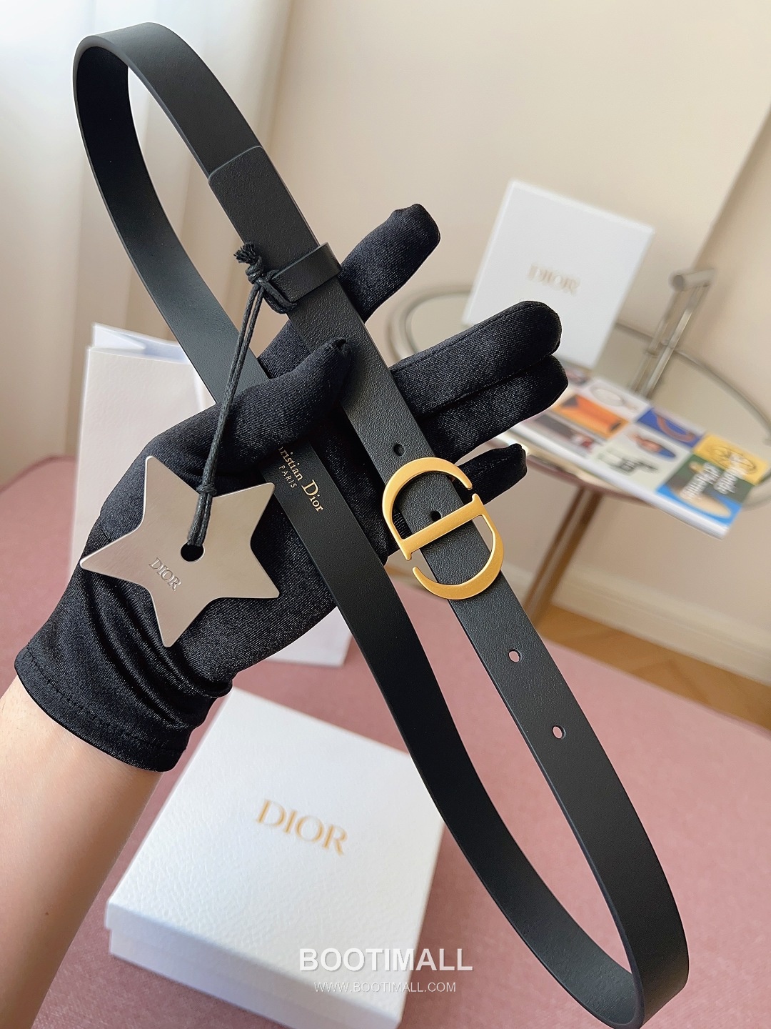 Dior CD Buckle Calfskin Belt 디올 CD 버클 카프스킨 벨트 2cm 4