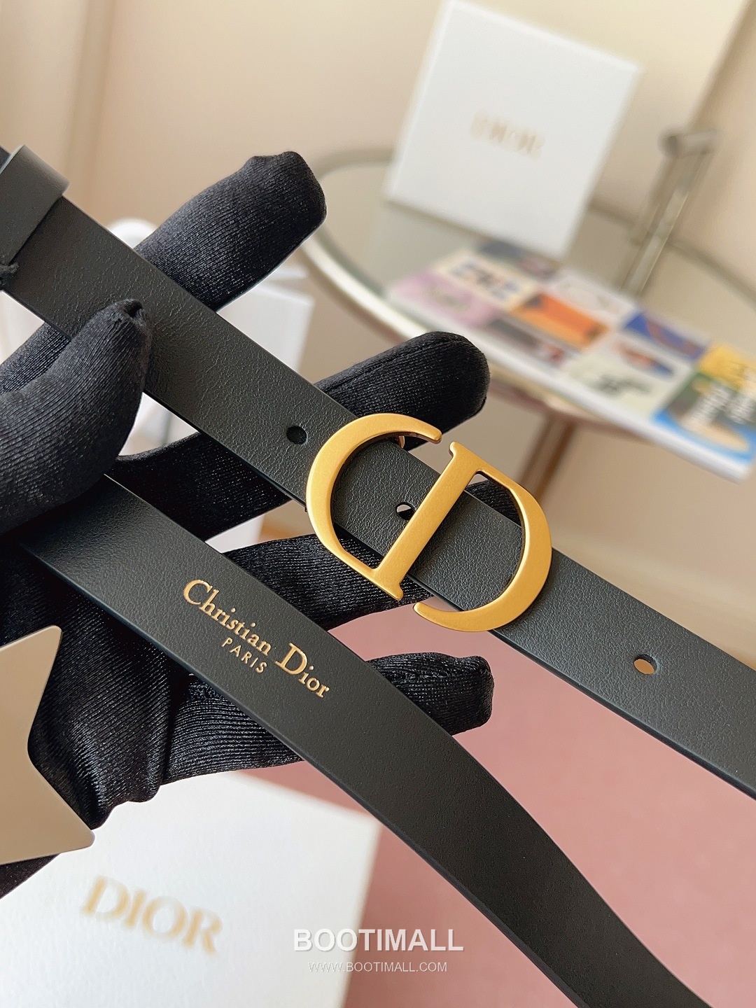 Dior CD Buckle Calfskin Belt 디올 CD 버클 카프스킨 벨트 2cm 5