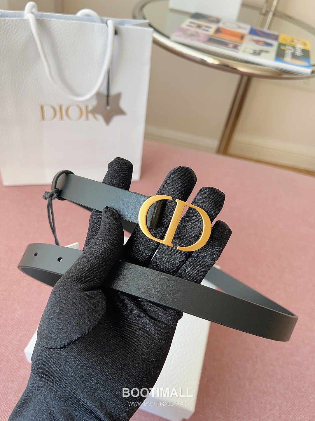 Dior CD Buckle Calfskin Belt 디올 CD 버클 카프스킨 벨트 2cm 8