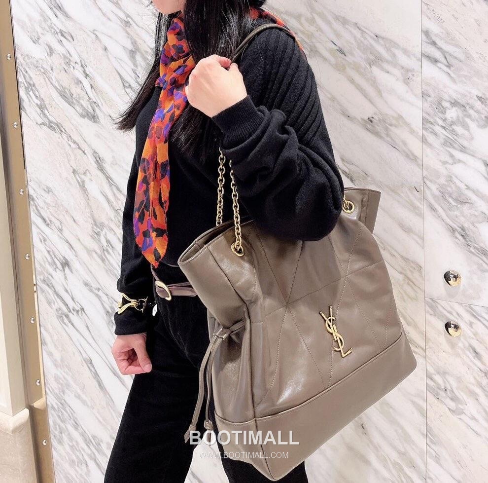 Saint Laurent Jamie 4.3 Pochon Large Lambskin Green Shoulder Bag 생로랑 제이미 4.3 포숑 라지 80982416801080 램스킨 그린 숄더백 34cm 2