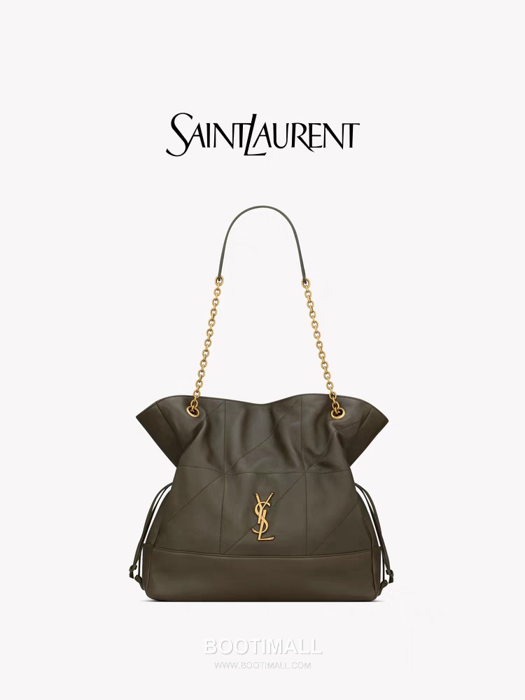 Saint Laurent Jamie 4.3 Pochon Large Lambskin Green Shoulder Bag 생로랑 제이미 4.3 포숑 라지 80982416801080 램스킨 그린 숄더백 34cm 8