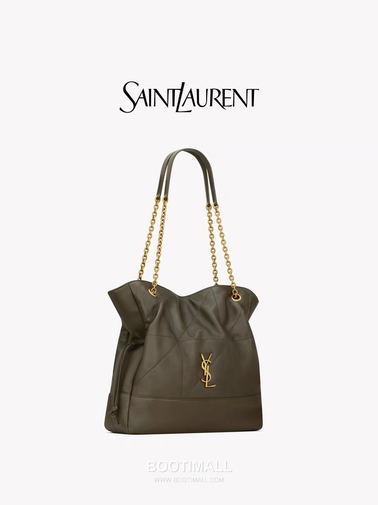 Saint Laurent Jamie 4.3 Pochon Large Lambskin Green Shoulder Bag 생로랑 제이미 4.3 포숑 라지 80982416801080 램스킨 그린 숄더백 34cm 9