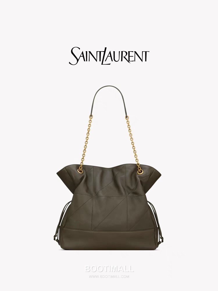 Saint Laurent Jamie 4.3 Pochon Large Lambskin Green Shoulder Bag 생로랑 제이미 4.3 포숑 라지 80982416801080 램스킨 그린 숄더백 34cm 10