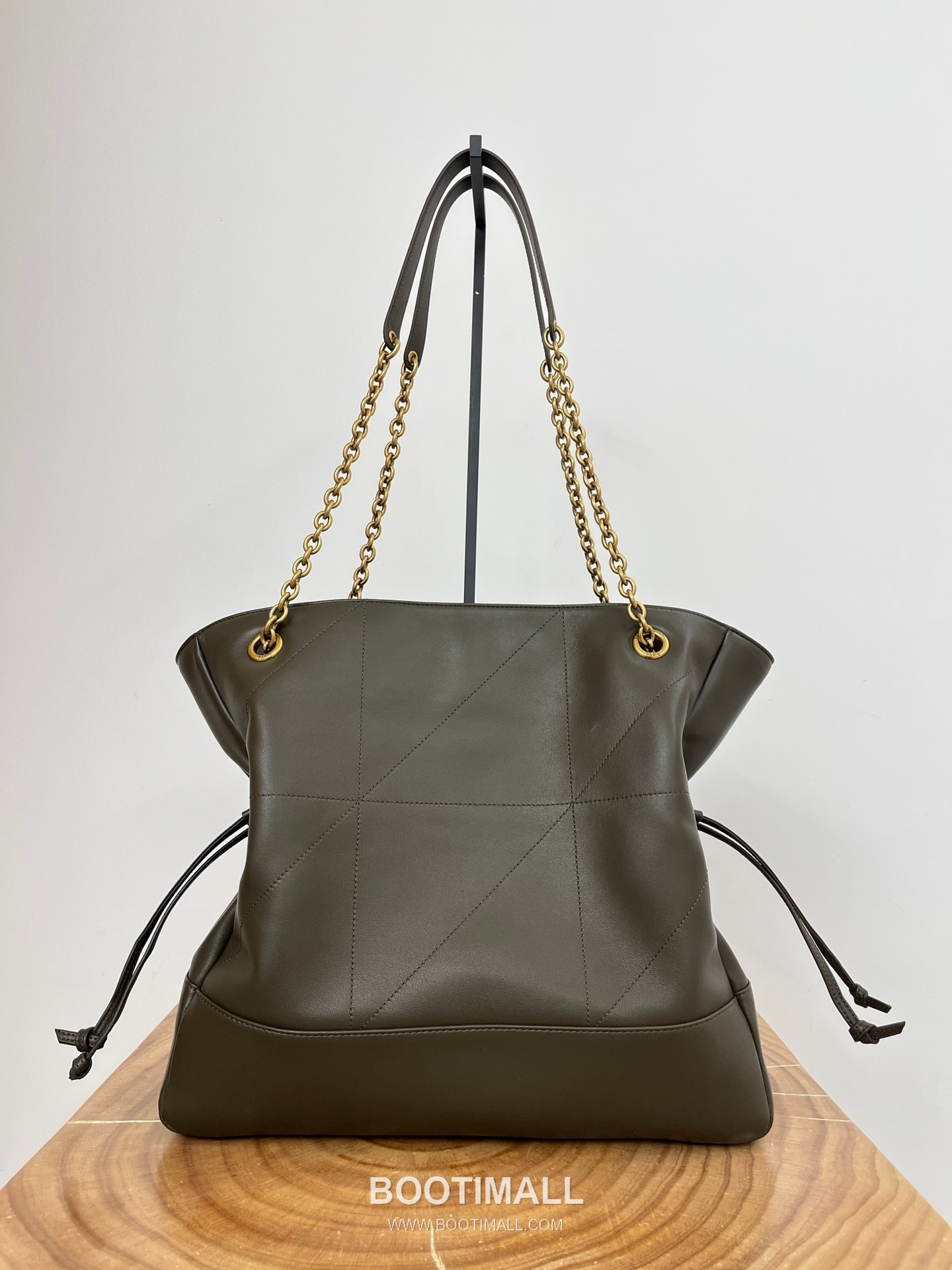 Saint Laurent Jamie 4.3 Pochon Large Lambskin Green Shoulder Bag 생로랑 제이미 4.3 포숑 라지 80982416801080 램스킨 그린 숄더백 34cm 19