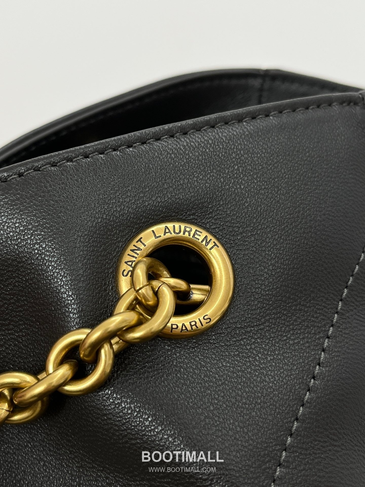 Saint Laurent Jamie 4.3 Pochon Large Lambskin Gray Shoulder Bag 생로랑 제이미 4.3 포숑 라지 램스킨 그레이 숄더백 35cm 4