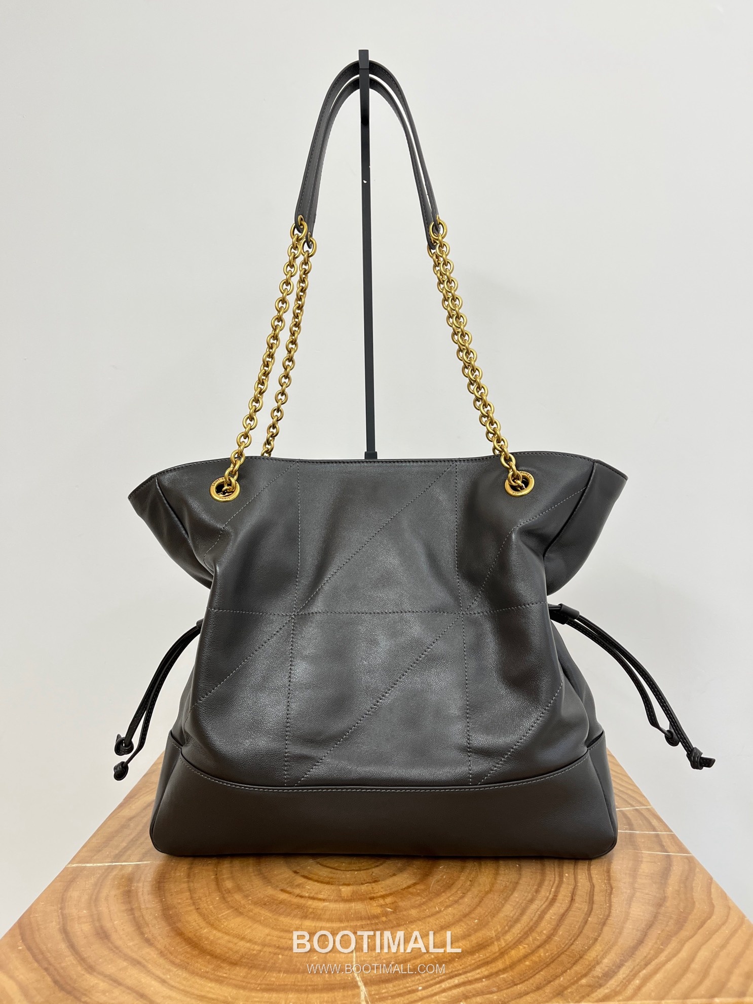 Saint Laurent Jamie 4.3 Pochon Large Lambskin Gray Shoulder Bag 생로랑 제이미 4.3 포숑 라지 램스킨 그레이 숄더백 35cm 9