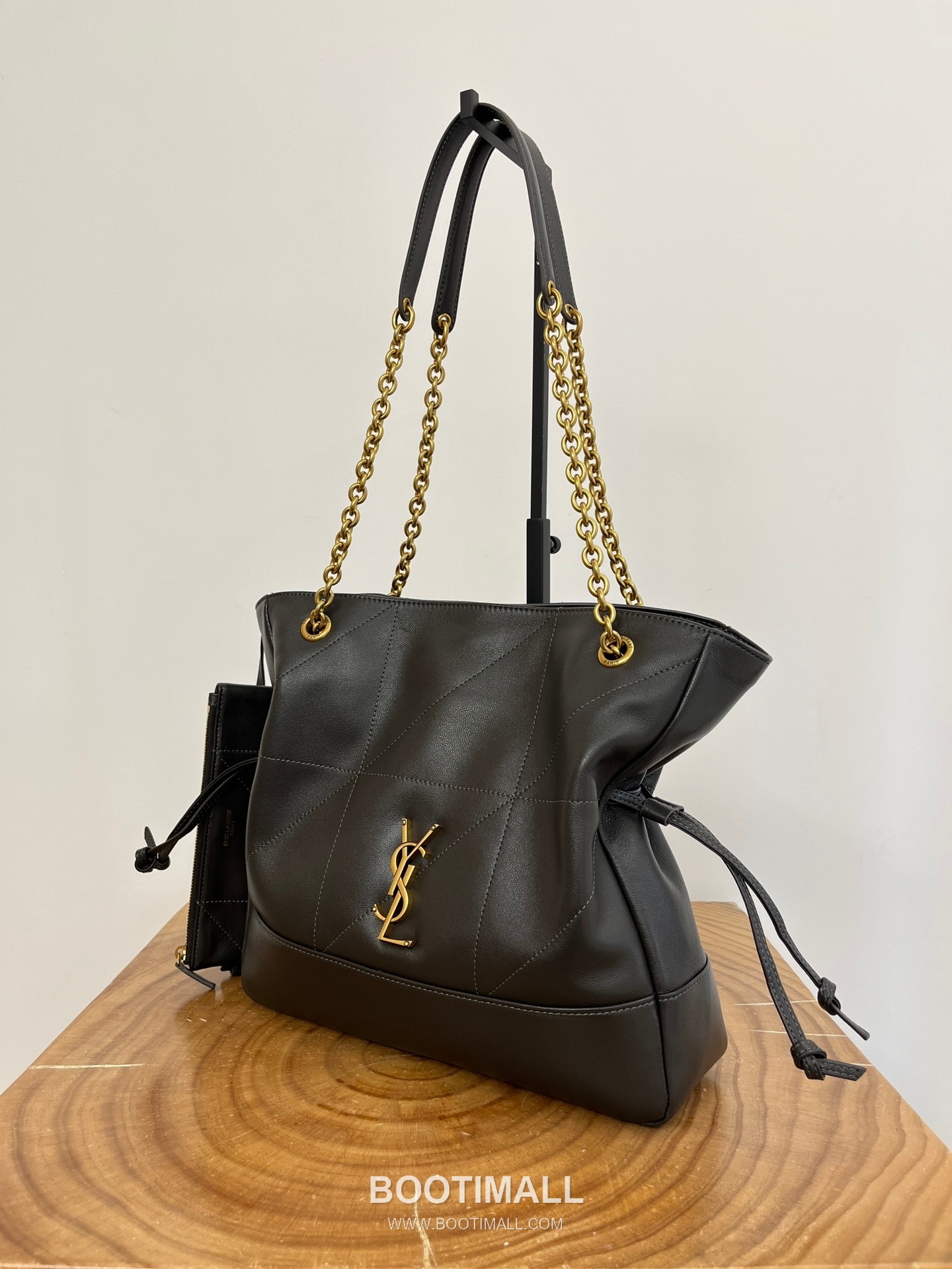 Saint Laurent Jamie 4.3 Pochon Large Lambskin Gray Shoulder Bag 생로랑 제이미 4.3 포숑 라지 램스킨 그레이 숄더백 35cm 11