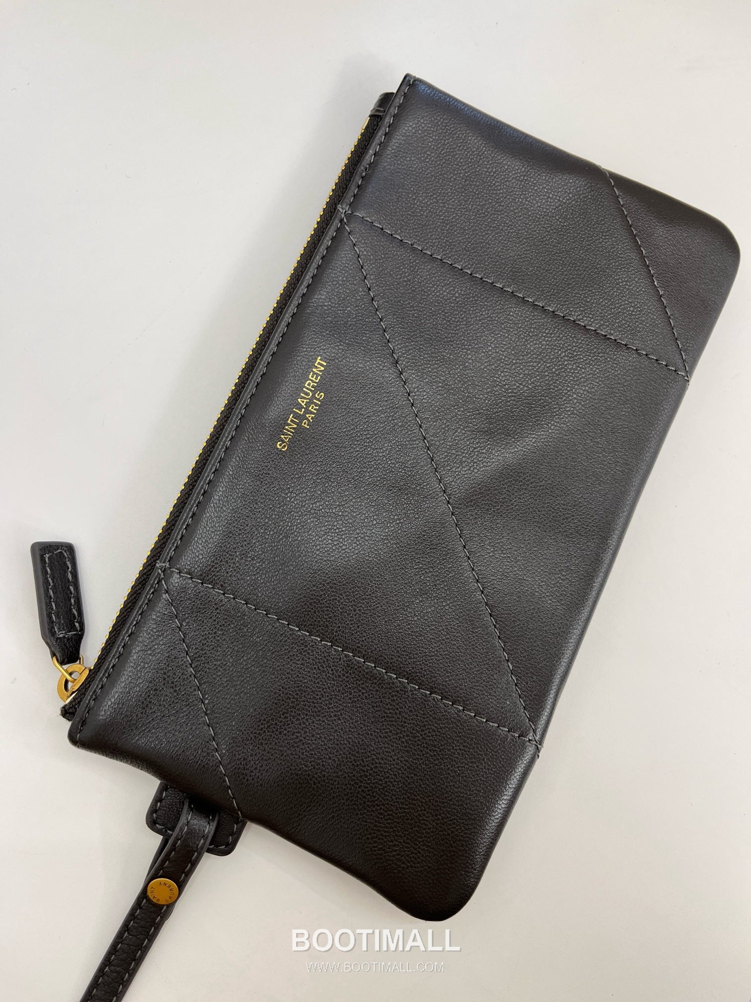 Saint Laurent Jamie 4.3 Pochon Large Lambskin Gray Shoulder Bag 생로랑 제이미 4.3 포숑 라지 램스킨 그레이 숄더백 35cm 14