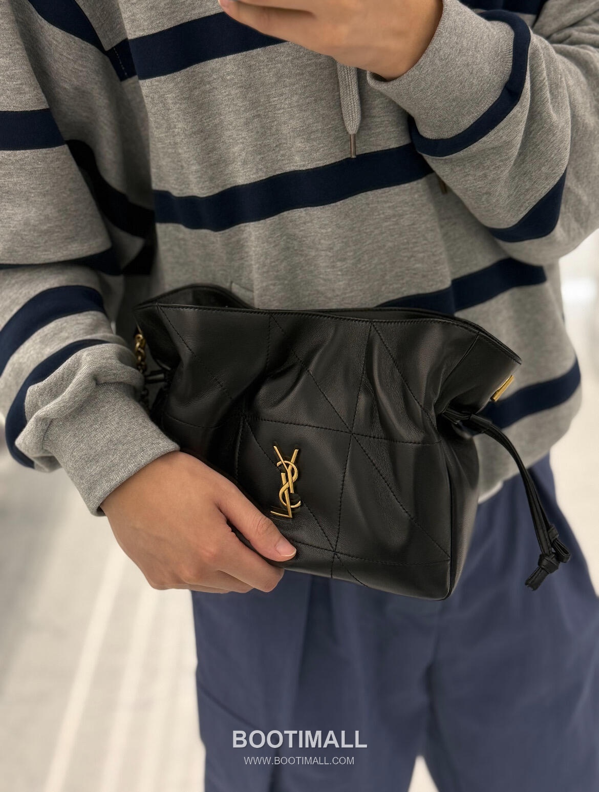 Saint Laurent Jamie 4.3 Baby Lambskin Black Tote Bag 생로랑 제이미 4.3 베이비 램스킨 블랙 토트백 26cm 3