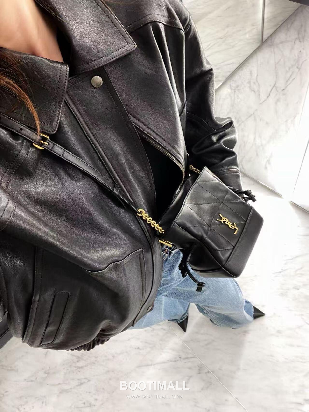 Saint Laurent Jamie 4.3 Pochon Mini Lambskin Bucket Bag 생로랑 제이미 4.3 포숑 미니 램스킨 버킷백 15.5cm 2