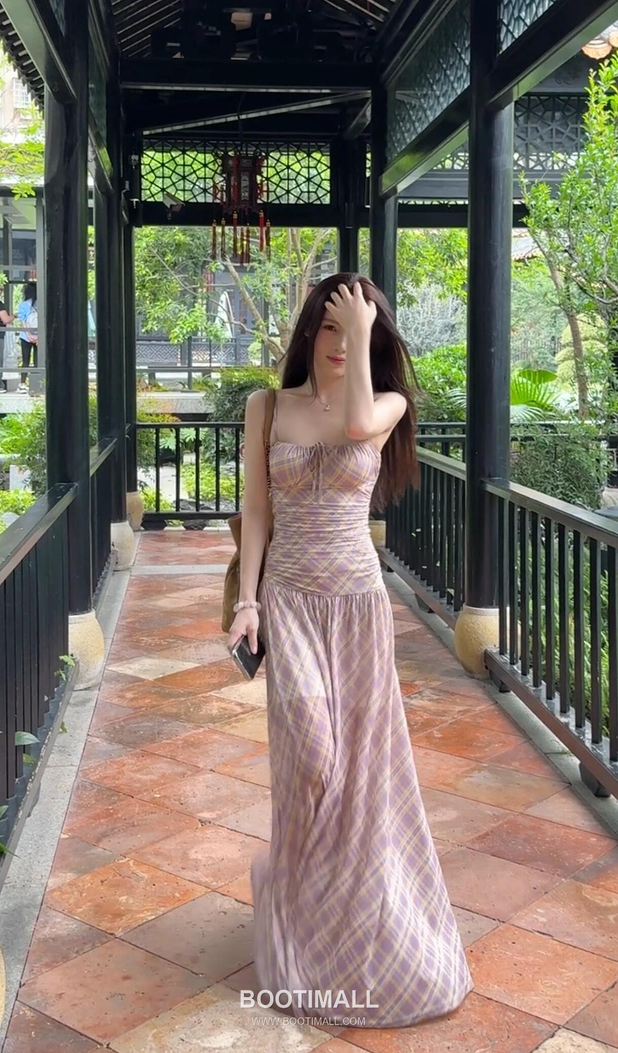 Saint Laurent Jamie 4.3 Pochon Large Suede Leather Brown Shoulder Bag 생로랑 제이미 4.3 포숑 라지 스웨이드 레더 브라운 숄더백 35cm 3