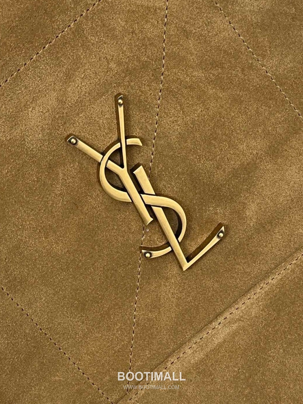 Saint Laurent Jamie 4.3 Pochon Large Suede Leather Brown Shoulder Bag 생로랑 제이미 4.3 포숑 라지 스웨이드 레더 브라운 숄더백 35cm 14