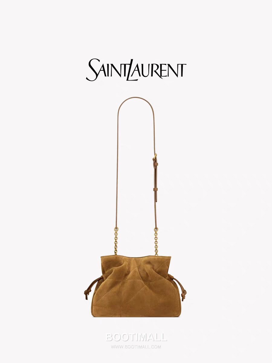 Saint Laurent Jamie 4.3 Baby Suede Lambskin Brown Tote Bag 생로랑 제이미 4.3 베이비 스웨이드 램스킨 브라운 토트백 26cm 29