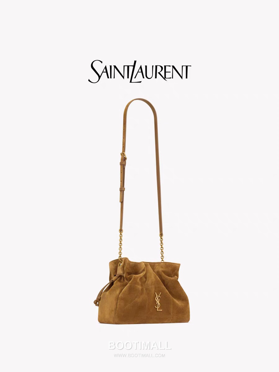 Saint Laurent Jamie 4.3 Baby Suede Lambskin Brown Tote Bag 생로랑 제이미 4.3 베이비 스웨이드 램스킨 브라운 토트백 26cm 30