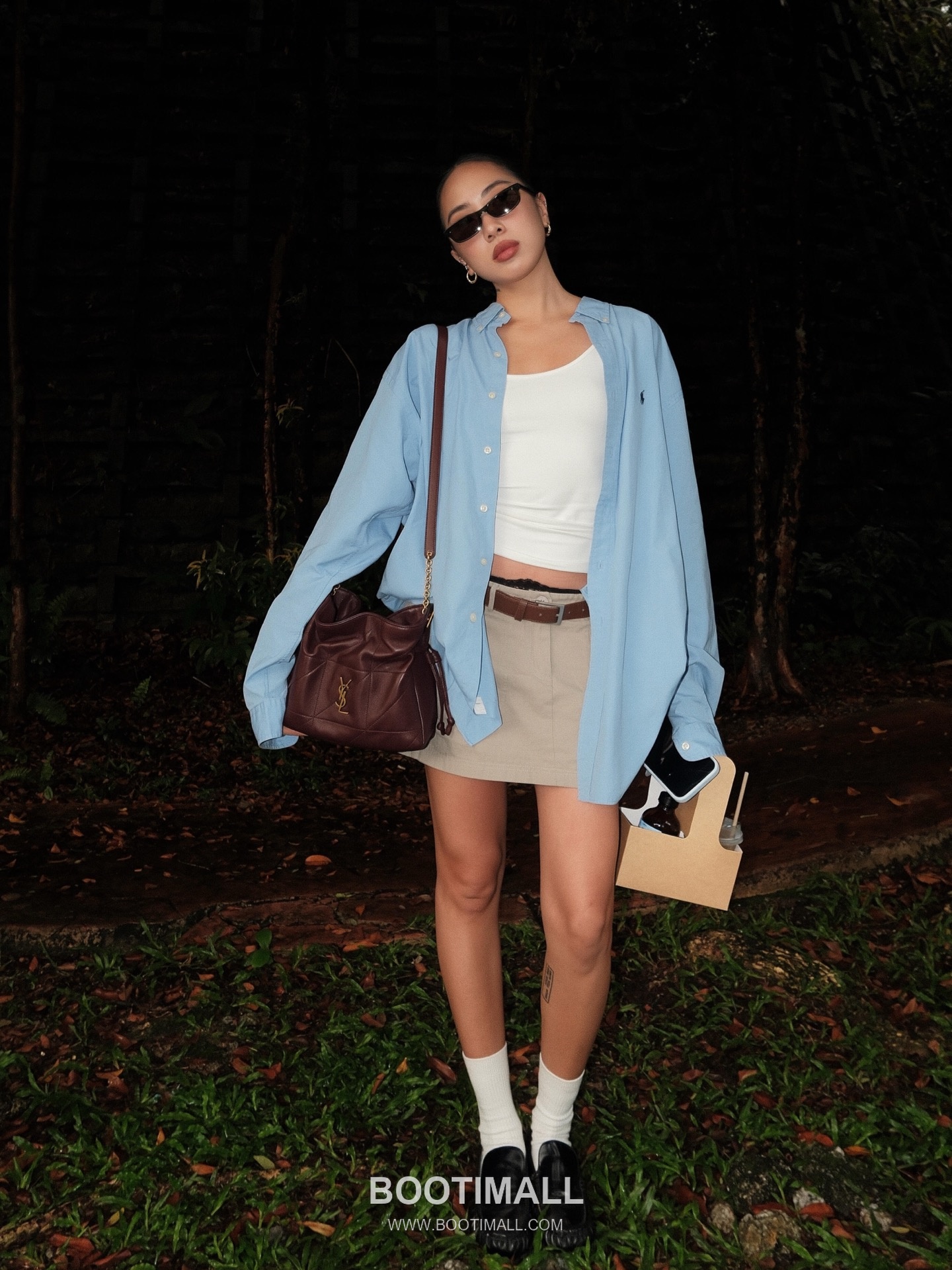 Saint Laurent Jamie 4.3 Lambskin Burgundy Tote Bag 생로랑 제이미 4.3 8627121680900 램스킨 버건디 토트백 26cm 3