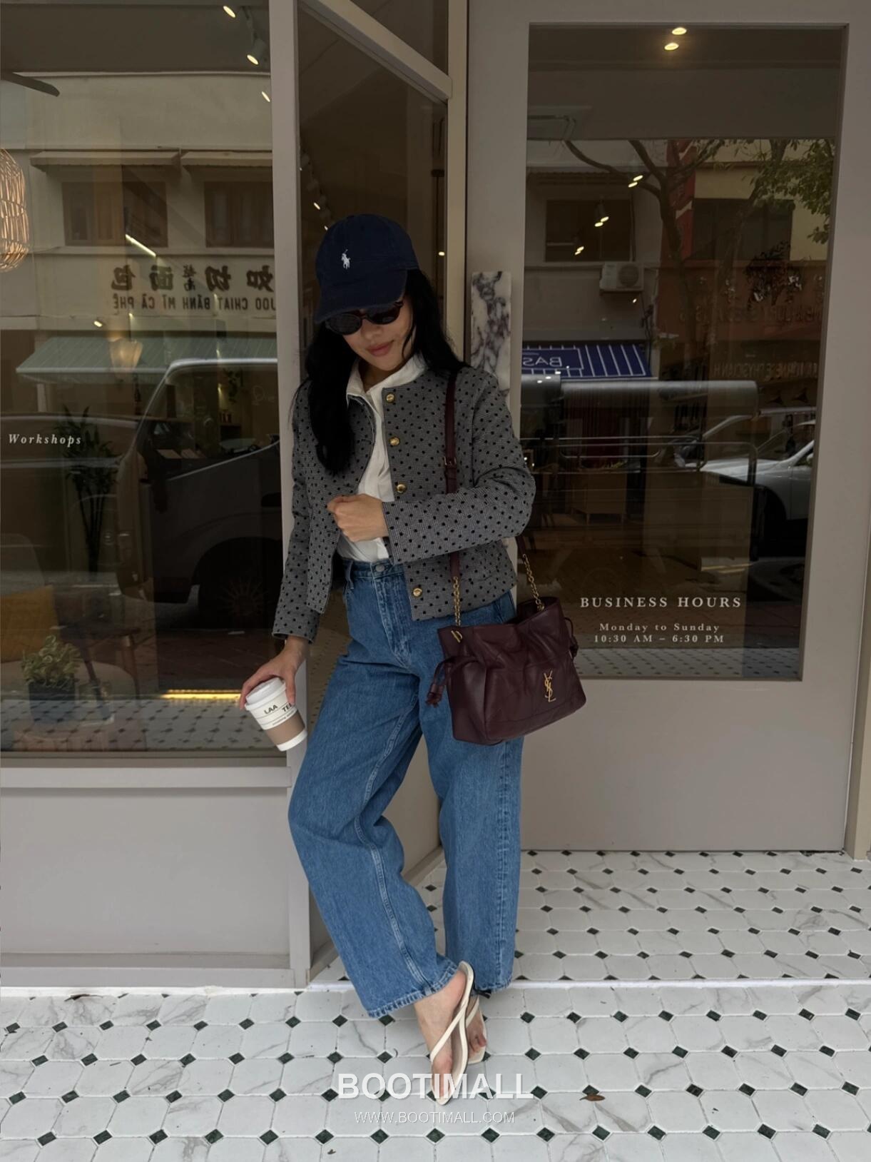 Saint Laurent Jamie 4.3 Lambskin Burgundy Tote Bag 생로랑 제이미 4.3 8627121680900 램스킨 버건디 토트백 26cm 13