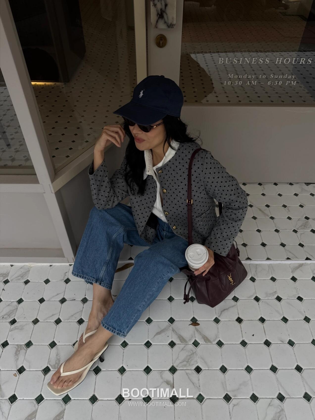 Saint Laurent Jamie 4.3 Lambskin Burgundy Tote Bag 생로랑 제이미 4.3 8627121680900 램스킨 버건디 토트백 26cm 14