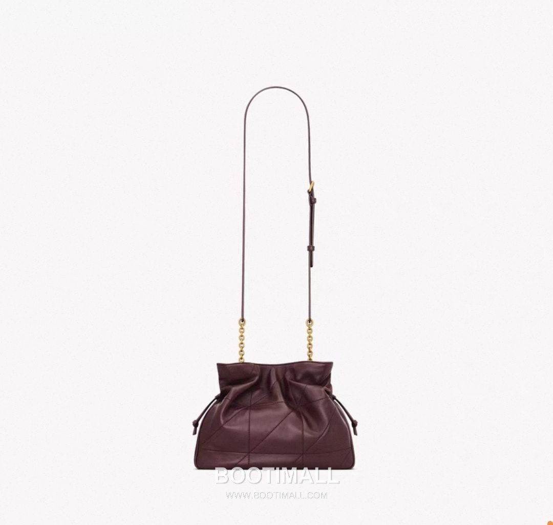 Saint Laurent Jamie 4.3 Lambskin Burgundy Tote Bag 생로랑 제이미 4.3 8627121680900 램스킨 버건디 토트백 26cm 18