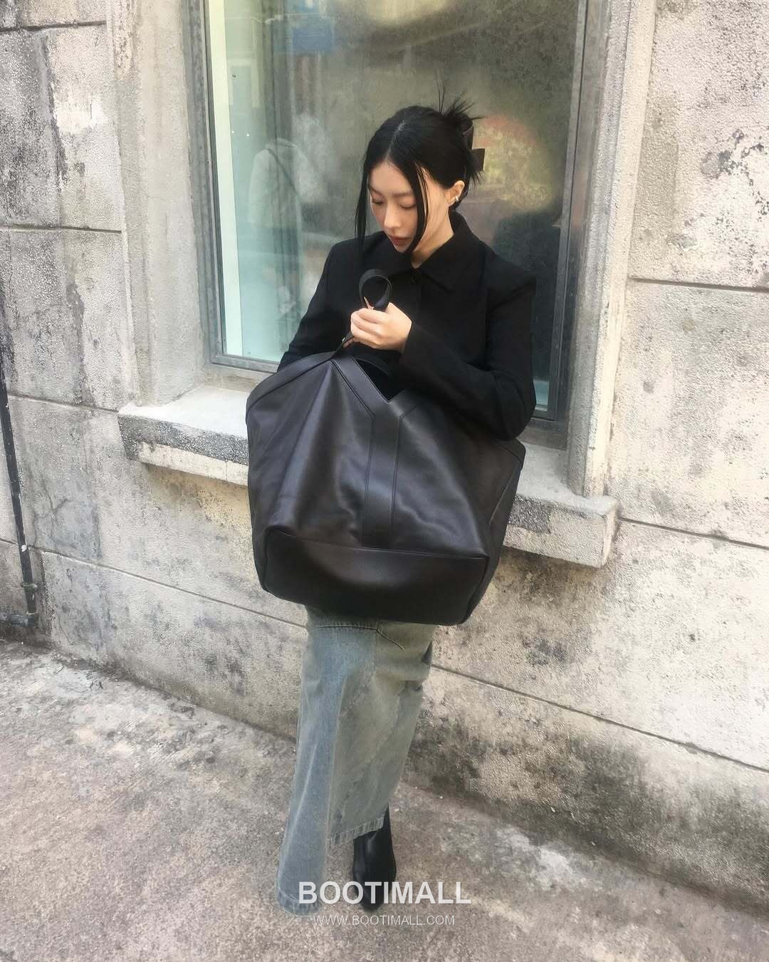 Y Motif Slouchy Shopper Cowhide Leather Bag Y 모티프 슬라우치 쇼퍼 소가죽 60cm 11