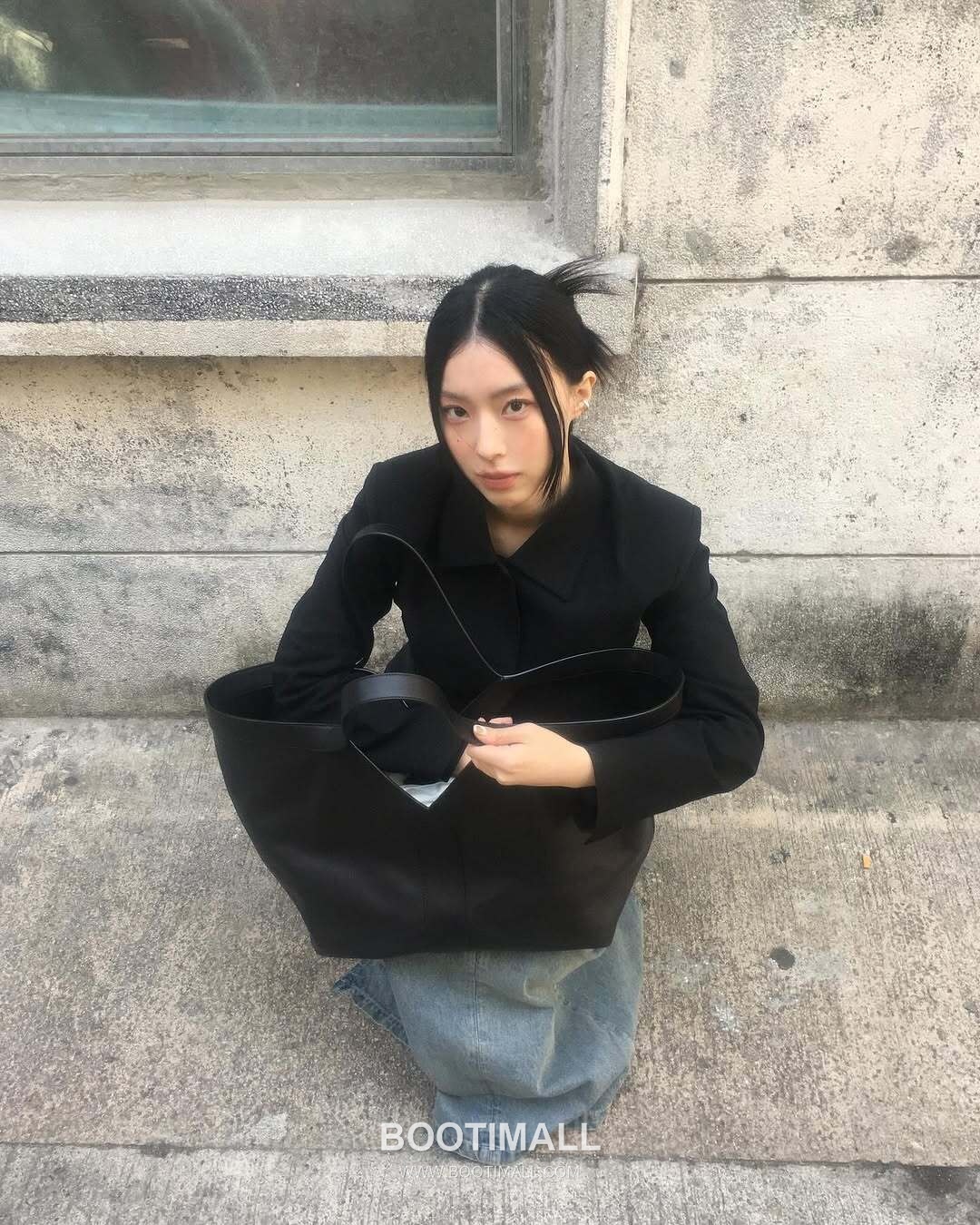 Y Motif Slouchy Shopper Cowhide Leather Bag Y 모티프 슬라우치 쇼퍼 소가죽 60cm 12