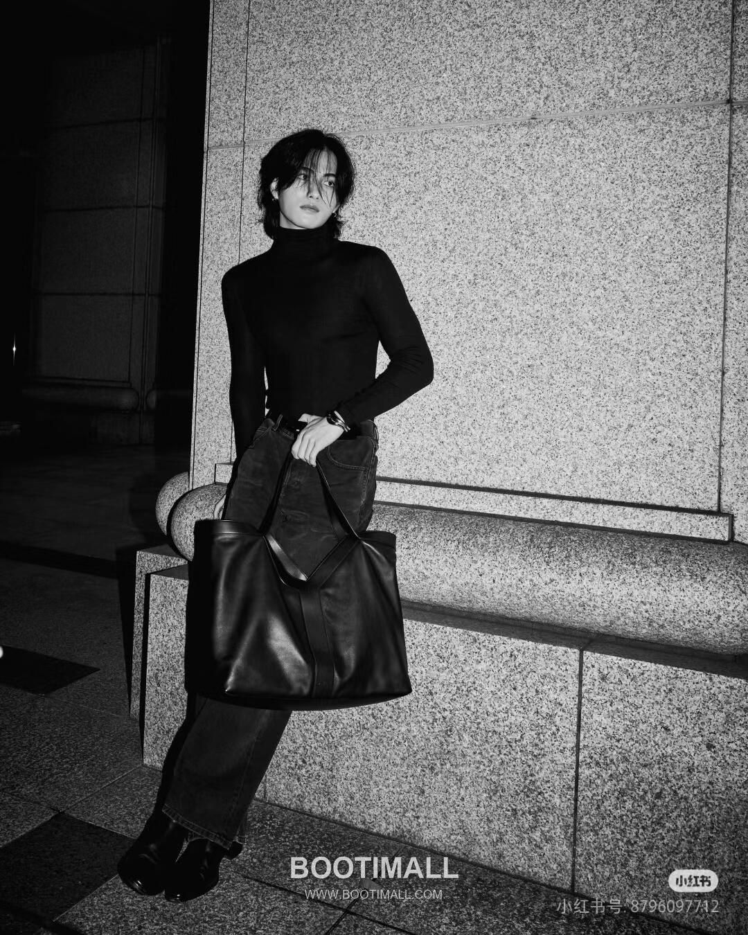 Y Motif Slouchy Shopper Cowhide Leather Bag Y 모티프 슬라우치 쇼퍼 소가죽 60cm 20