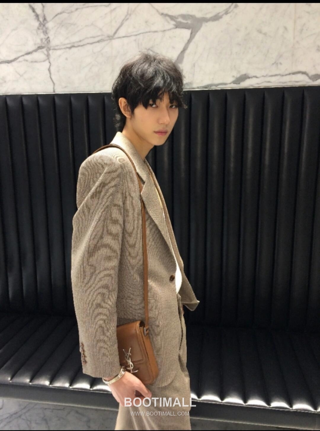 Saint Laurent Solferino Phone Pouch 753963 Box Calfskin Caramel Crossbody Bag 생로랑 솔페리노 폰 파우치 753963 박스 카프스킨 카라멜 크로스백 18cm 2