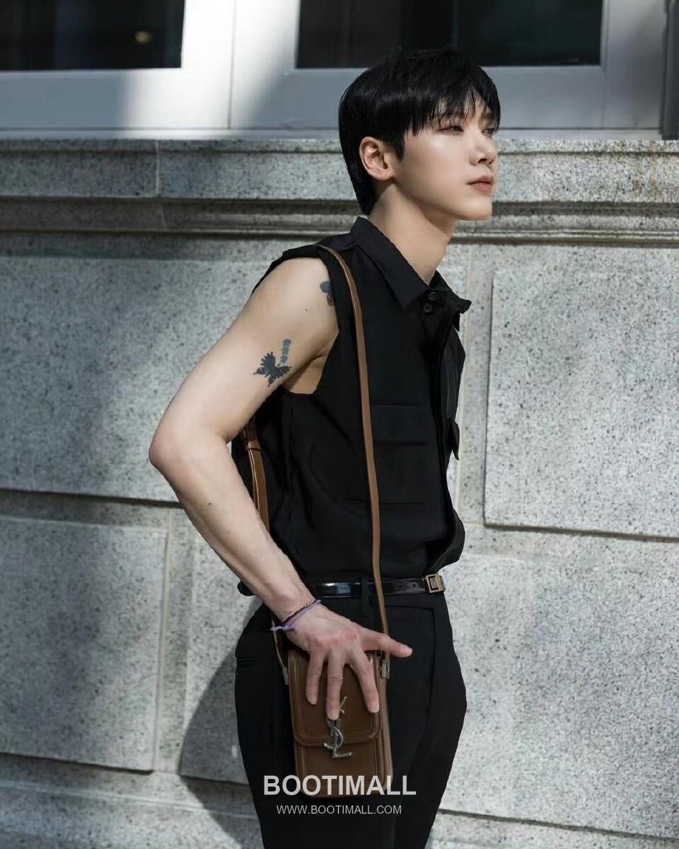 Saint Laurent Solferino Phone Pouch 753963 Box Calfskin Caramel Crossbody Bag 생로랑 솔페리노 폰 파우치 753963 박스 카프스킨 카라멜 크로스백 18cm 3