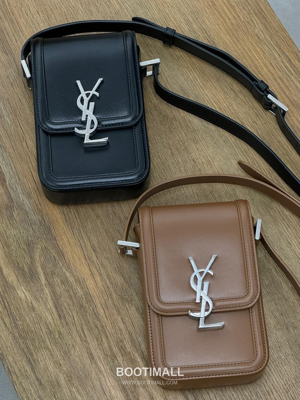 Saint Laurent Solferino Phone Pouch 753963 Box Calfskin Caramel Crossbody Bag 생로랑 솔페리노 폰 파우치 753963 박스 카프스킨 카라멜 크로스백 18cm 10