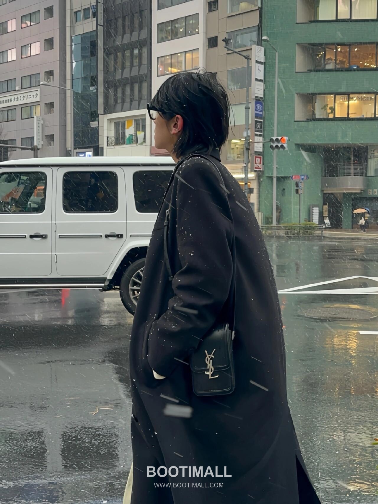 Saint Laurent Solferino Phone Box Calfskin Black Crossbody Bag 생로랑 솔페리노 폰 박스 카프스킨 블랙 크로스백 18cm 7