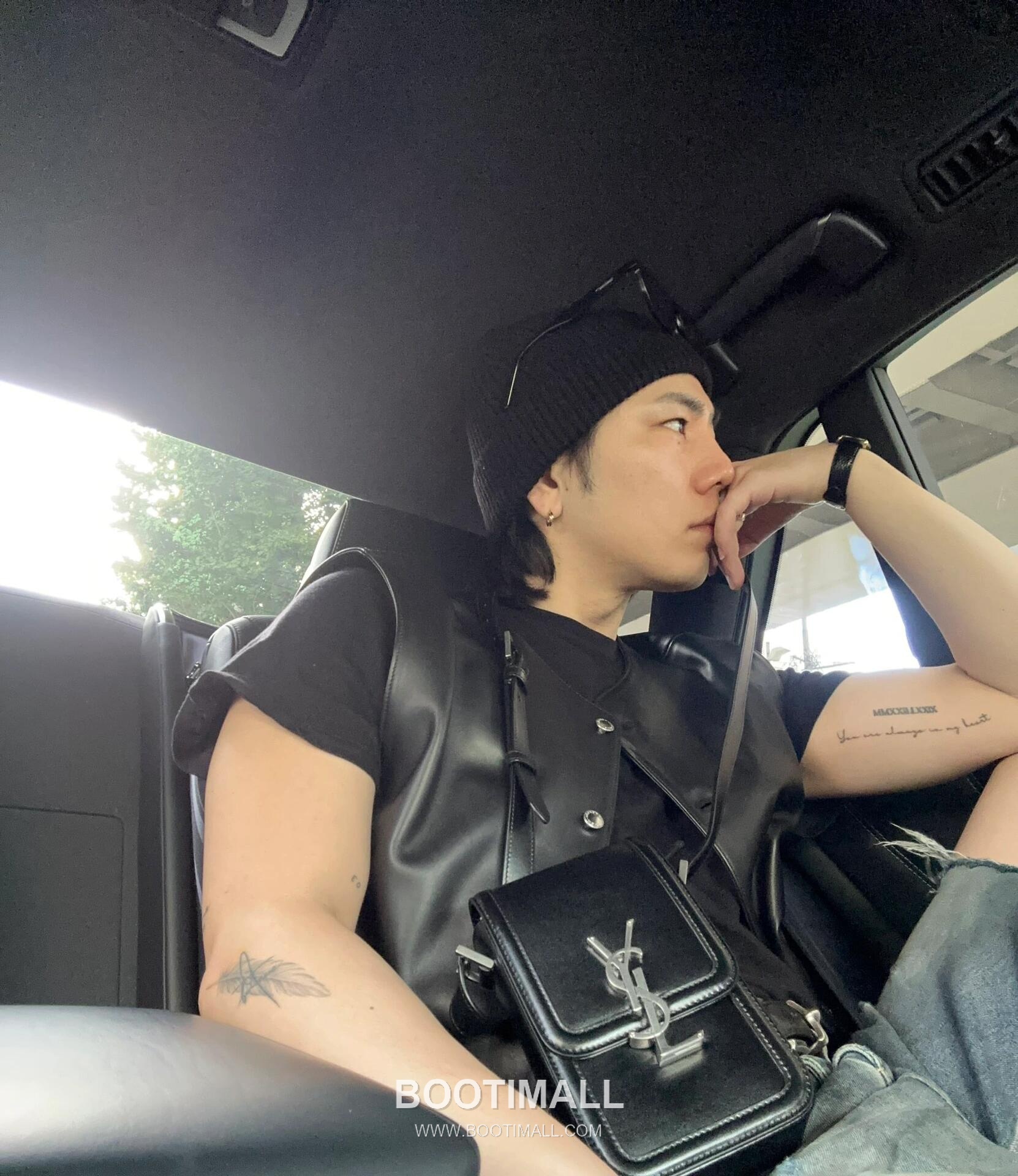 Saint Laurent Solferino Phone Box Calfskin Black Crossbody Bag 생로랑 솔페리노 폰 박스 카프스킨 블랙 크로스백 18cm 8