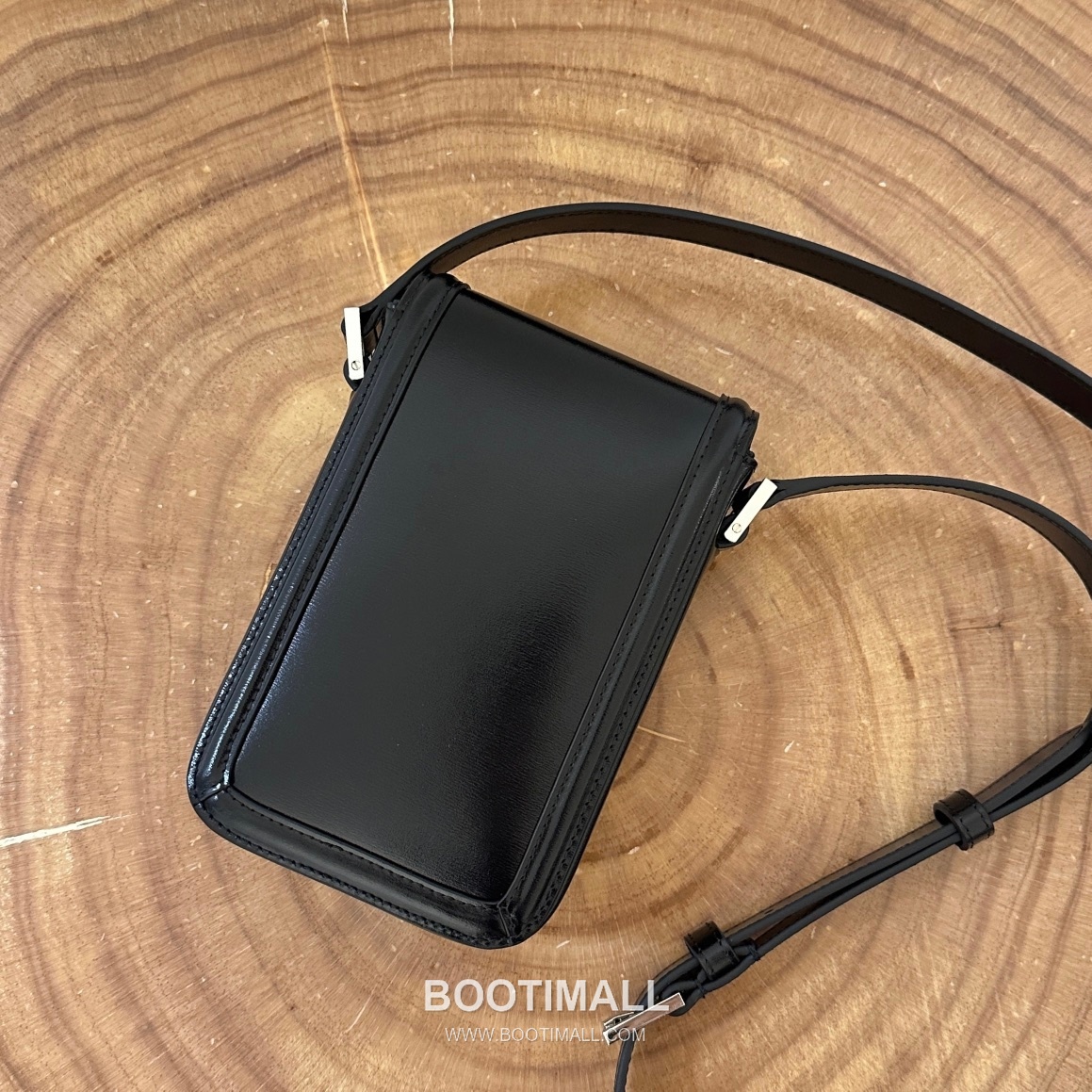 Saint Laurent Solferino Phone Box Calfskin Black Crossbody Bag 생로랑 솔페리노 폰 박스 카프스킨 블랙 크로스백 18cm 25